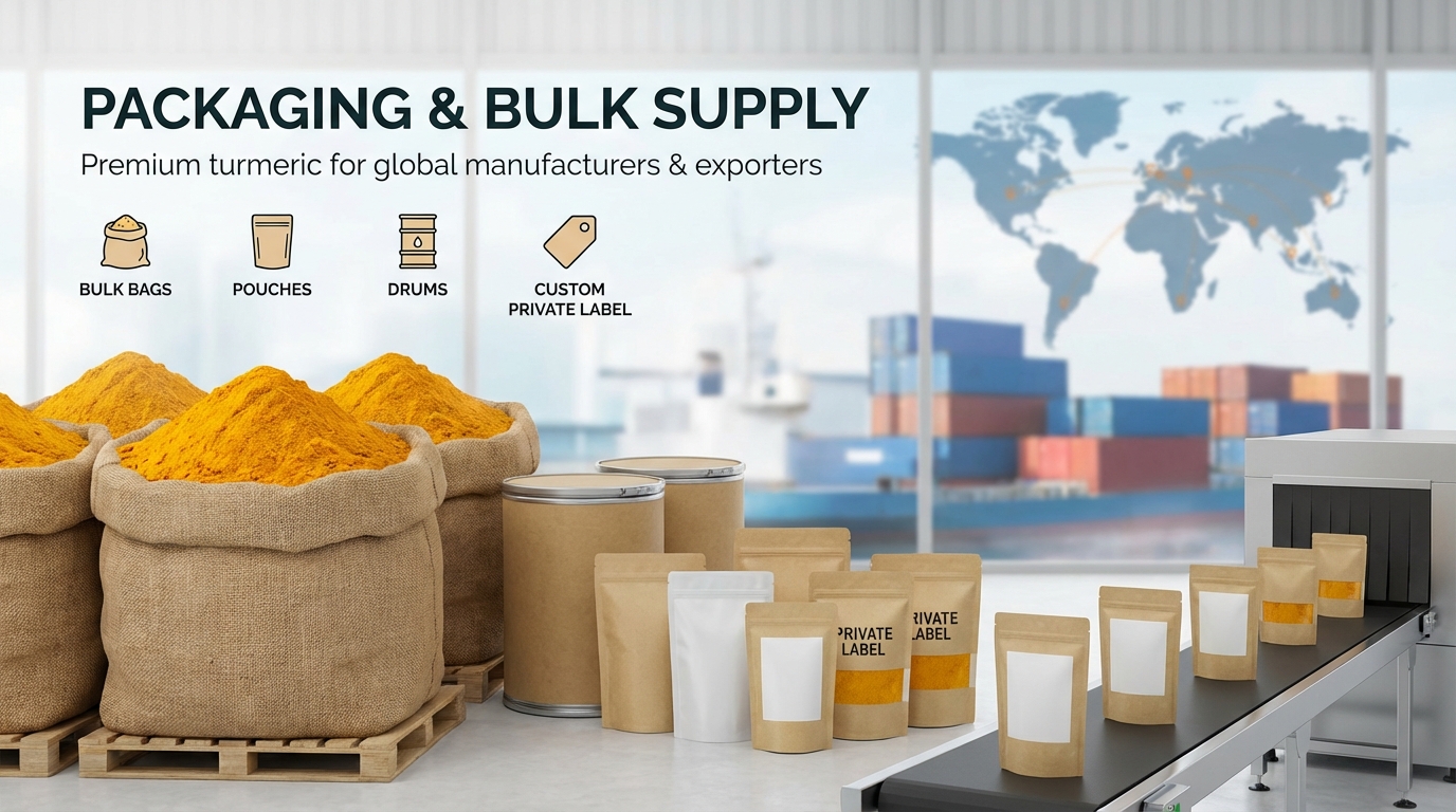 Private Label Turmeric Supplier in India